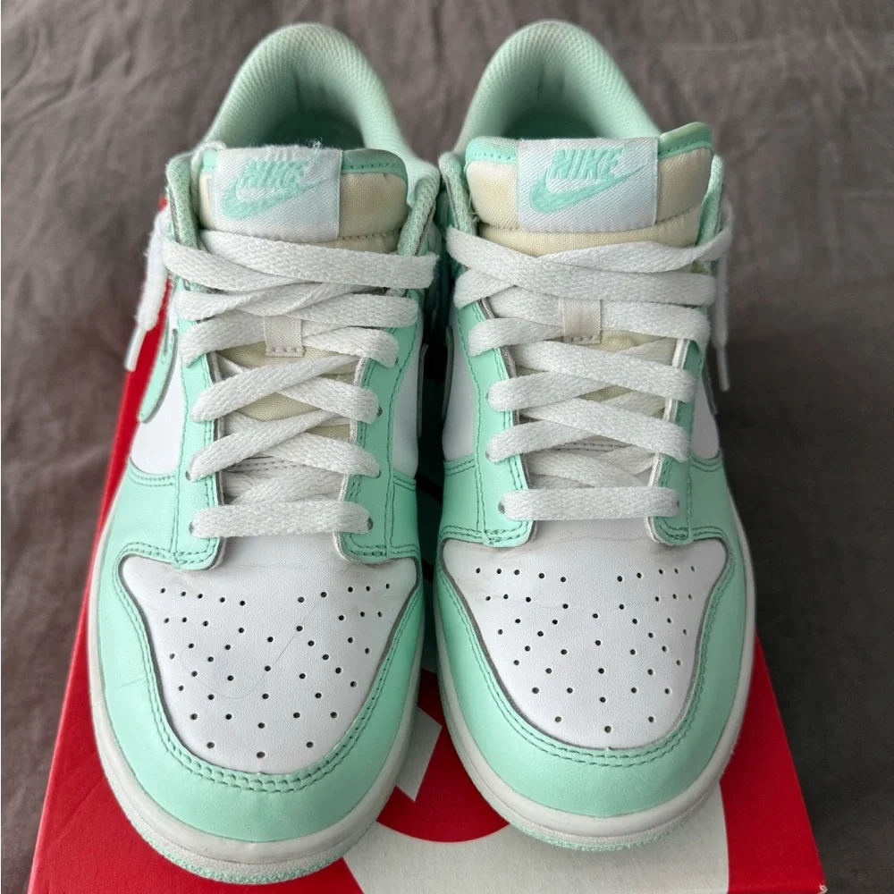 Nike Dunk Low GS Big Kids (FZ3534-100) “Mint Foam”